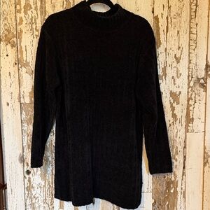 Chic Black Turtleneck Sweater for Women